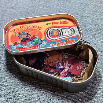 RE4 Acrylic Charm Set (Fish Tin)