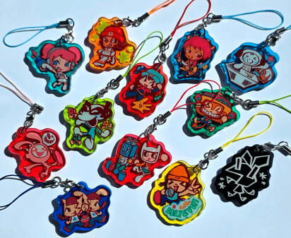 Rhythm Game Phone Charms Rhythm Game Phone Charms