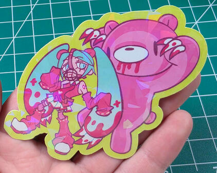 Hatsune Miku X Gloomy Bear Sticker