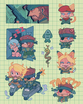 MGS3 Stickersheet MGS3 Stickersheet